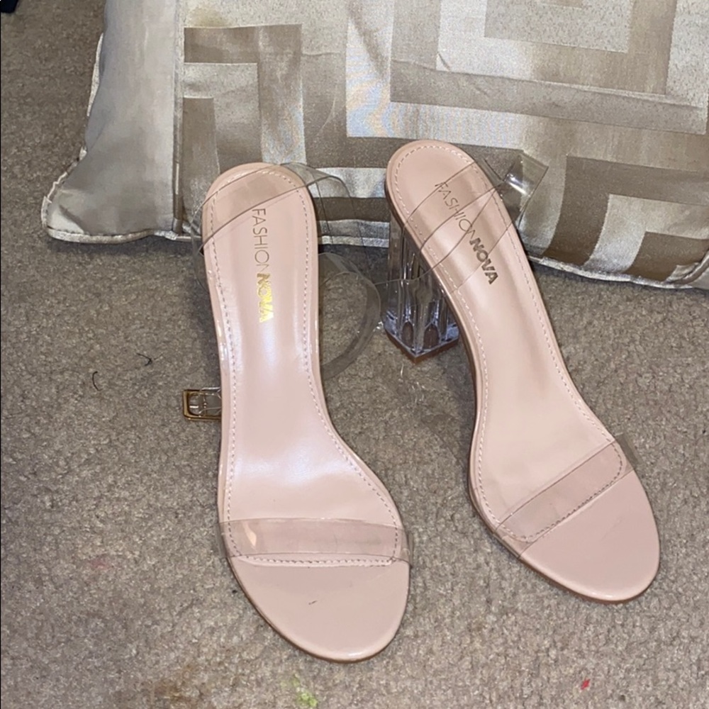 Clear fashion Nova Heels